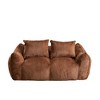TIRAMISUBEST 75 inch Giant Bean Bag Couch Ultra Soft Rabbit Fabric 650 lb Capacity 2 Accent Pillows No Tool Setup Living Room Bedroom - 2 of 4