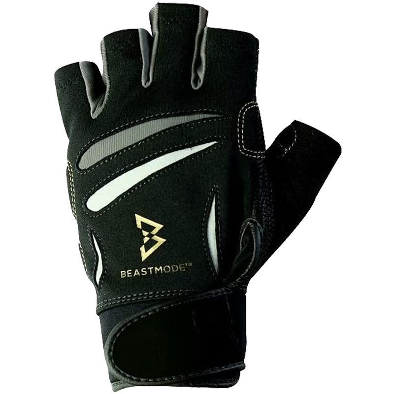 Bionic Men's BeastMode Fingerless Fitness Gloves - Black, 2 of 5