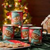 Certified International (Set of 4) 18oz Christmas Whimsy Gingerbread Mugs - 4 of 4