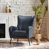 Harpocrates Classic Armchair with wingback and nailhead trim | ARTFUL LIVING DESIGN - 2 of 4