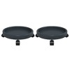 VidaXL Plant Trolleys with Wheels 2 pcs Gray Diameter 13.4 in. 77.2 lb - 3 of 4