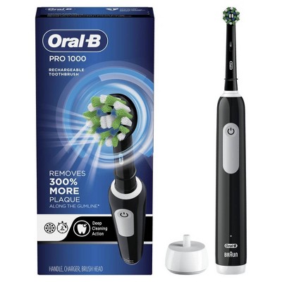 Oral-B Pro 1000 Cross Action Electric Toothbrush Powered by Braun - Black