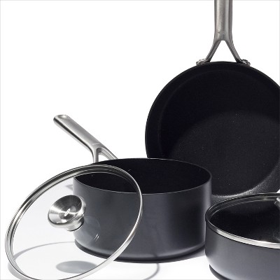 OXO 5-Piece Black Aluminum Non-Stick Cookware Set