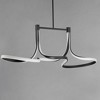 ET2 Lighting Serpentine 2 - Light Island Pendant Light in  Black - 3 of 3