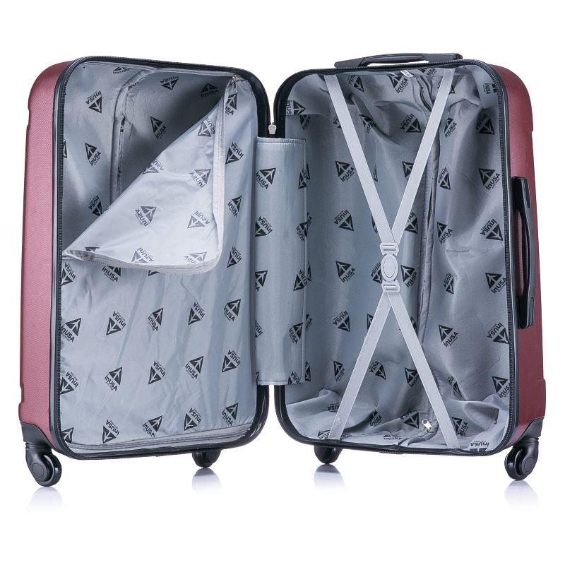 InUSA Pilot Lightweight Hardside Medium Checked Spinner Suitcase , 4 of 6