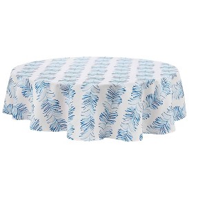 Izod Seagrass Stripe 70" Round Tablecloth - 1 of 3