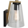Artcraft Lighting Treviso 1 - Light Vanity in  Black/Brass - 3 of 3