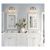 KAISITE 2 - Light Black and Gold Dimmable Bathroom Vanity Light with Globe Glass Shade - 4 of 4