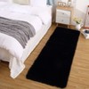 Fluffy Shaggy Rug: Tie-Dyed Furry Non-Shedding Plush Rug – Fuzzy Accent Carpet for Living Room, Bedroom | Soft Feet-Friendly Home Decor Floor Cover - 4 of 4