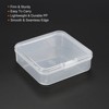 Unique Bargains Square Storage Container with Hinged Lid for Craft 12 Pcs - 4 of 4