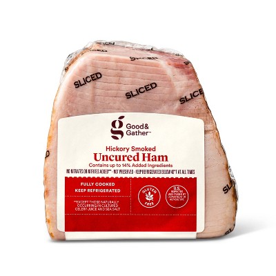 Hickory Smoked Uncured Boneless Sliced Quarter Ham - Price Per Lb ...