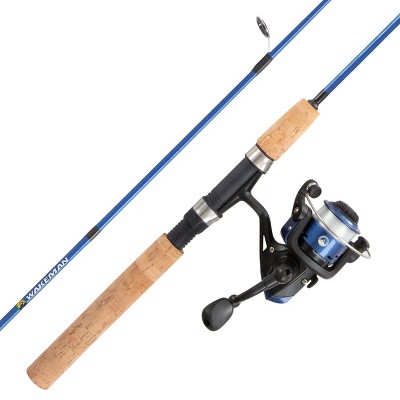 Leisure Sports Spinning Rod and Reel Starter Kit - Blue