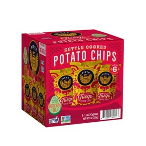 Siete Fuego Kettle Potato Chips - 9oz/6ct - 1 of 4