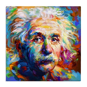 Stupell Industries Abstract Albert Einstein Portrait, 17" x 17" - 1 of 4