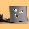 Chevrolet Crossed Flags 50ct Vinyl Large Deluxe Stickers Variety Pack - 3 of 4