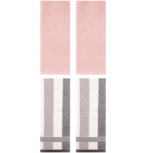 REGALWOVEN 4 Pcs Bathroom Hotel and Spa Waffle Cotton Hand Towels - 1 of 4