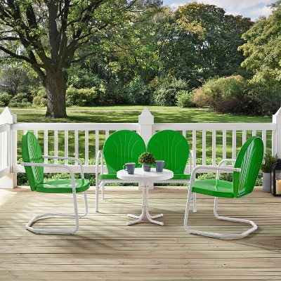Griffith Green Metal 4-Piece Outdoor Conversation Set