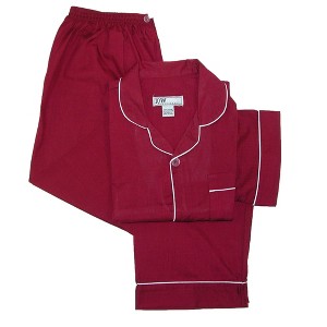 Ten West Apparel Men's Short Sleeve Long Leg Solid Pajama Set - 1 of 4