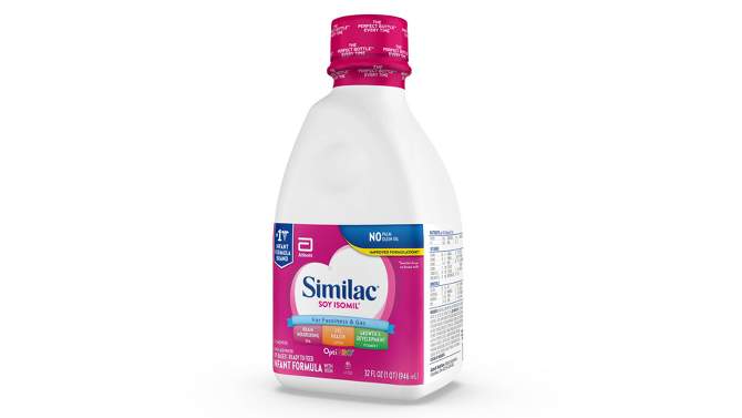 Similac Soy Isomil Ready to Feed Infant Formula - 32 fl oz, 2 of 9, play video