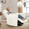 37'' Power Lift Recliner Chair, Round Plush Faux Fur Footrest,Sturdy for Living Room&Bedroom - 2 of 4