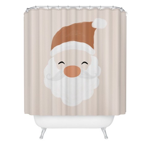 Orara Studio Santa Claus Painting Shower Curtain - Deny Designs - image 1 of 3