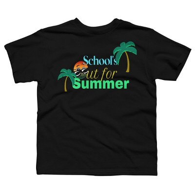 Boy's Design By Humans School's out for Summer By Lamondcreations T-Shirt