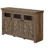 NicBex Modern Storage Buffet Cabinet Kitchen Coffee Bar Cabinet with Barn Door, and Adjustable Storage Shelf for Kitchen, Dining Room - 2 of 4