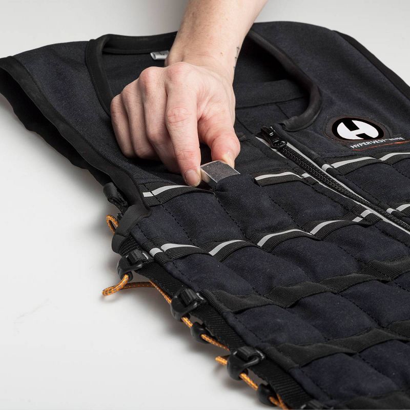 Hyperwear Adjustable Vest Elite Performance Zipper Body Weight, 4 of 9