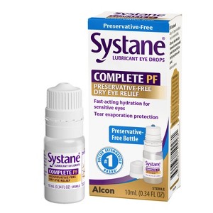Systane Complete Multi-Dose Preservative Free Dry Eye Drops - 0.34 fl oz - 1 of 4