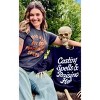 Casting Spells And Raising Hell Crewneck Sweatshirt Funny Scary Halloween Witch Long Sleeve - Crazy Dog Crew Neck Sweatshirt - 3 of 4