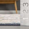Nuloom Hannah Distressed Traditional Medallion Fringe Indoor Area Rug - 3 of 4