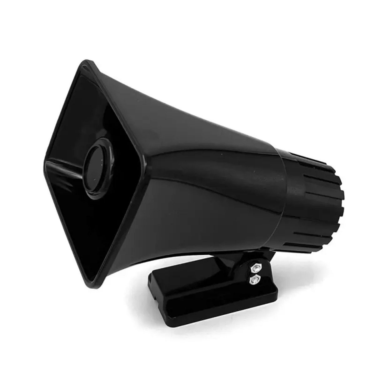 Pyle 6" Portable PA Horn Speaker for Indoor or Outdoor Use with 50W Peak Power, Lightweight and Compact Design and Broad Sound Coverage, Black