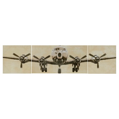 (Set of 3) 20" Height Flight Time Soaring display Gel Coat Canvas Gray