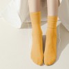Anna-Kaci Women's Soft White Slouchy Ankle Socks 6pk - Yellow - 3 of 4