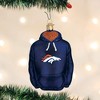Old World Christmas Blown Glass Ornament for Christmas Tree, Denver Broncos Hoodie - 2 of 3