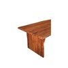 Taran Designs,Oren 73" Live Edge Solid Wood Dining Bench - 3 of 4