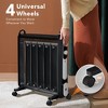 Costway 1500W Electric Mica Space Heater Portable Heater w/Adjustable Thermostat - 2 of 4