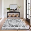 Persia Style Area Rug, Machine Washable, Non-Slip Backing, Low Pile Lightweight Print, Non-Shedding, for Living Room, Bedroom - 2 of 4