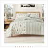 Great Bay Home Rustic Lodge Trees Reversible Quilt Set With Shams - 4 of 4