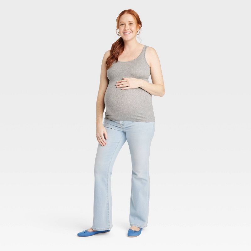 Under Belly Flare Maternity Pants - Isabel Maternity by Ingrid & Isabel™, 3 of 5
