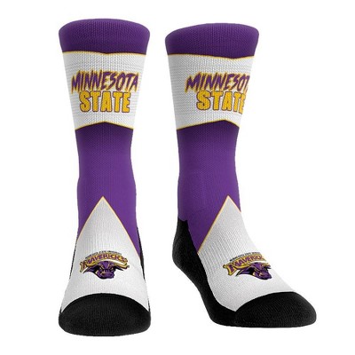 NCAA Minnesota State Mavericks Adult Battle Call Crew Socks - L/XL