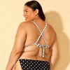 Women's Ruffles Polka Dot Tricot Triangle Bikini Top - Wild Fable™ - 2 of 3