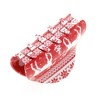 Unique Bargains Christmas Hair Clips Elk Snowflake for Christmas 3.35"x1.77"x1.42" Red White 1 Pc - 4 of 4