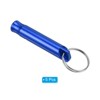 Unique Bargains Aluminum Alloy Camping Hunting Outdoor Survival Signal Whistles with Keychains 5 Pcs - 3 of 4