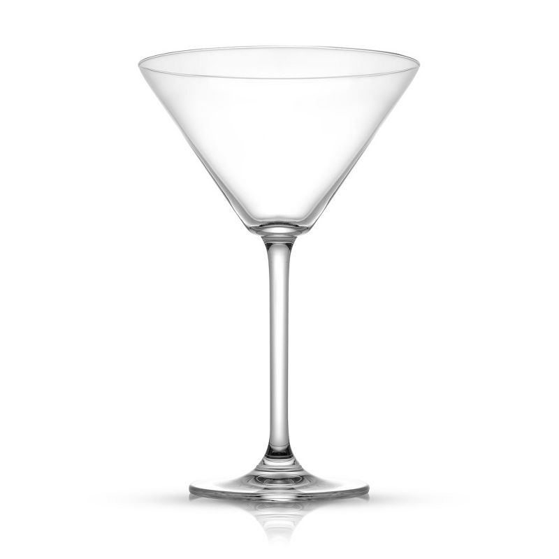 JoyJolt Olivia Crystal Martini Glasses - Set of 4 Tall Elegant Cocktail Glasses - 9.2 oz, 6 of 10