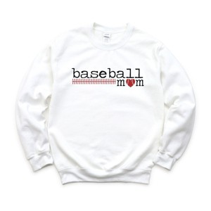 Simply Sage Market Women's Graphic Sweatshirt Baseball Mom Colorful - 1 of 4