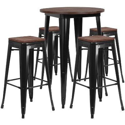 Bar Table With Stools Target, Round Bar Table With 4 Chairs
