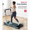 REDLIRO Under Desk Treadmill 2 in 1  Compact Folding Treadmills  2.25HP  Remote Control for Home, Silver - 3 of 4