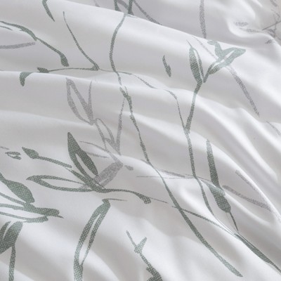 Twin Green Microfiber Reversible Bedspread Set
