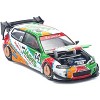 Pandem Civic EG6 RHD (Right Hand Drive) #14 "JACCS" White with Graphics 1/64 Diecast Model Car by Pop Race - 2 of 4